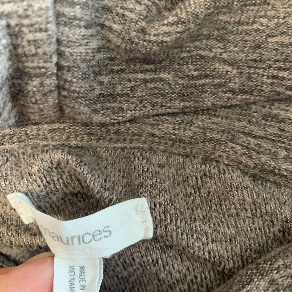 Maurices Drawstring Cowl Neck Pullover - Picture 6 of 16